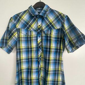 Short Sleeve Snap Front Eddie Bauer First Ascent